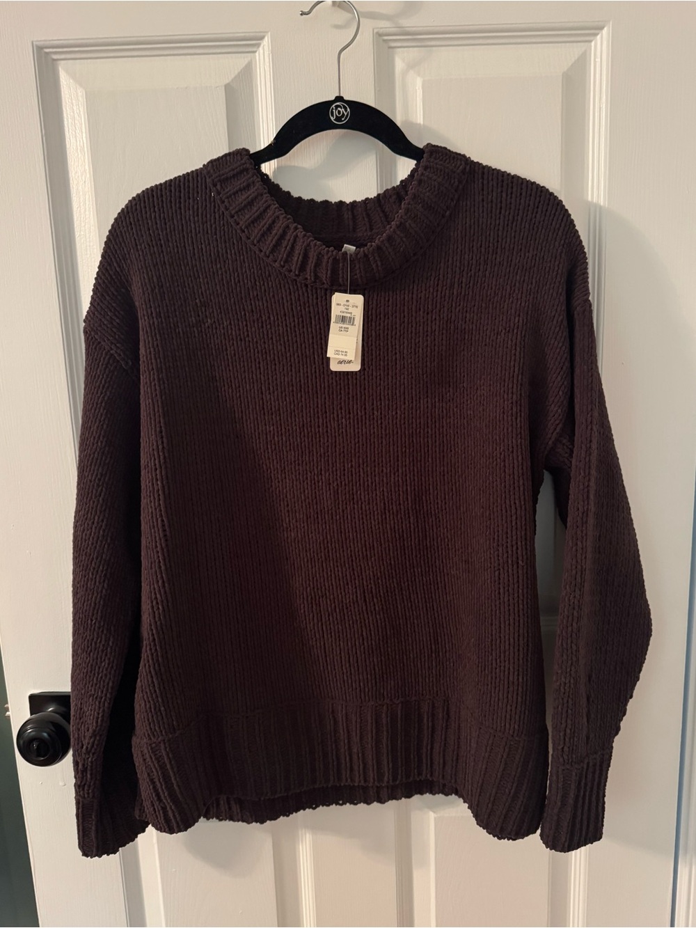 NWT Aerie Chocolate Brown Sweater XXS